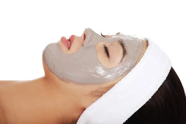 Woman with face mask — Stock Photo, Image