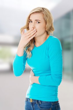 kusmak hasta bir kadın