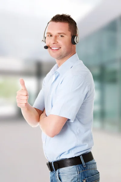 Customer service representative — Stock Photo, Image