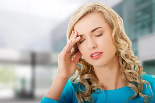 Worried woman — Stock Photo, Image