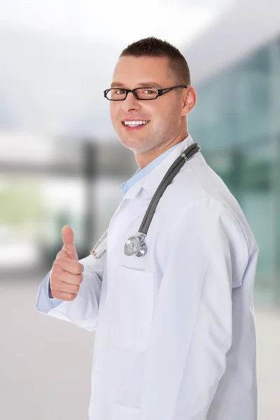 Confident young medical doctor — Stock Photo, Image