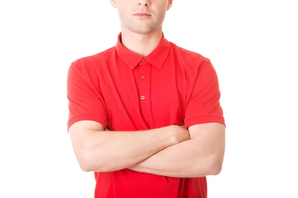 Man with folded arms — Stock Photo, Image