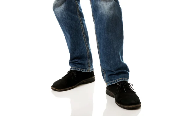 Close-up op een man in casual kleding — Stockfoto