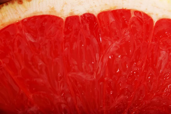 Slice of fresh juicy grapefruit — Stock Photo, Image