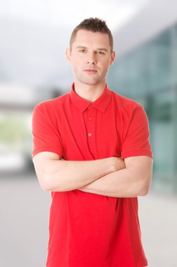 yakışıklı bir adam portresi