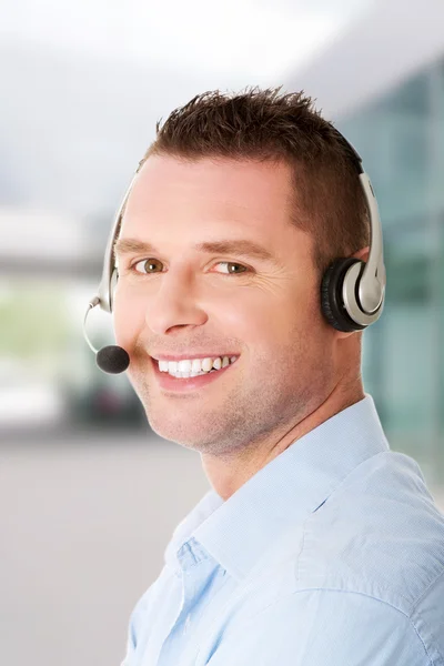 Representante de atendimento ao cliente — Fotografia de Stock