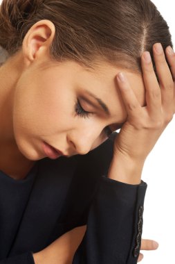 Bir sorun mu yaşıyorsunuz dalgın kadın