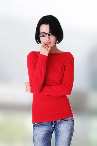 Worried woman — Stock Photo, Image