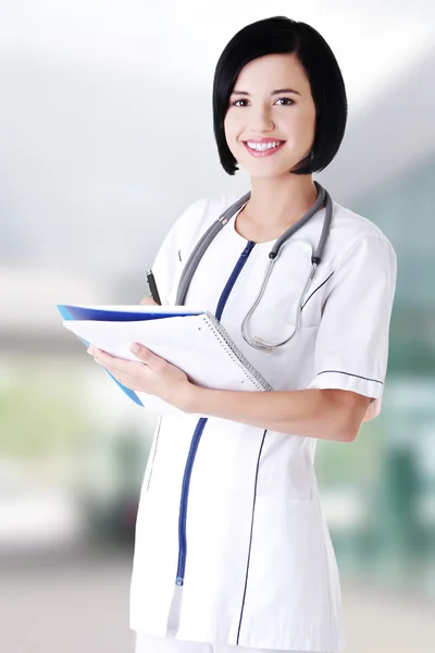 Attractive medicine student or doctor — Stock Photo, Image