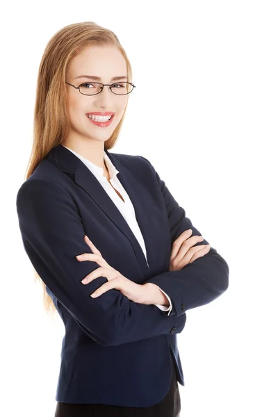 Happy businesswoman — Stock Photo, Image