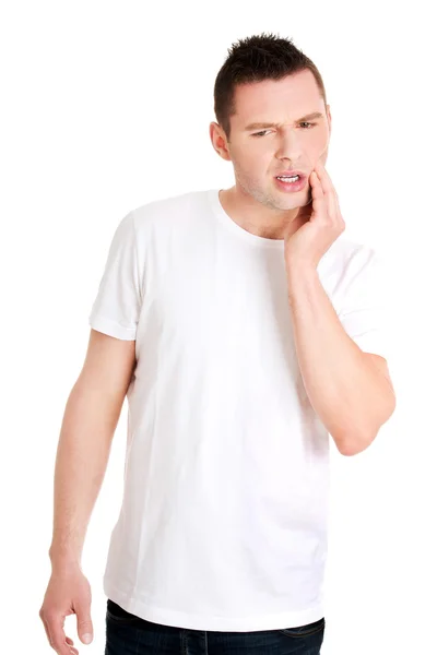 Man suffering tooth pain — Stock Photo, Image