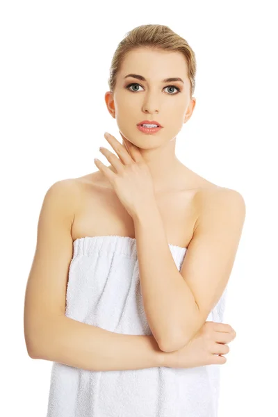 Beautiful spa woman with perfect fresh skin. — Stock Photo, Image