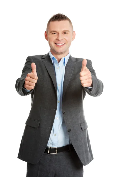 Portrait of a friendly businessman — Stock Photo, Image