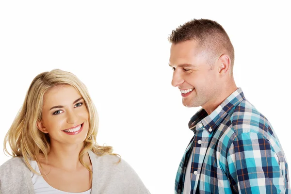 Portrait of happy couple — Stock Photo, Image