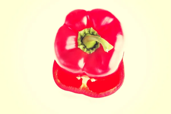 Two red paprika vegetable. — Stock Photo, Image