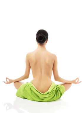 kadın excercising yoga