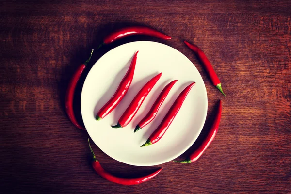 Composición de chiles . —  Fotos de Stock