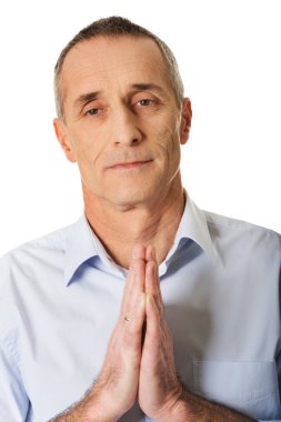 Olgun adam Tanrı'ya dua