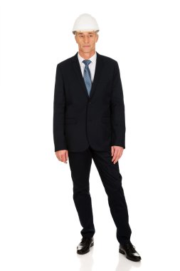 Kask ile olgun mühendisi