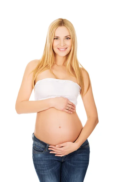 Happy pregnant woman — Stock Photo, Image