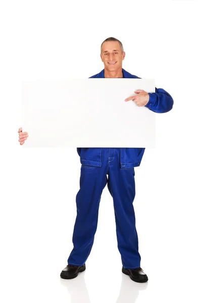 Reparateur voorstellende lege banner — Stockfoto