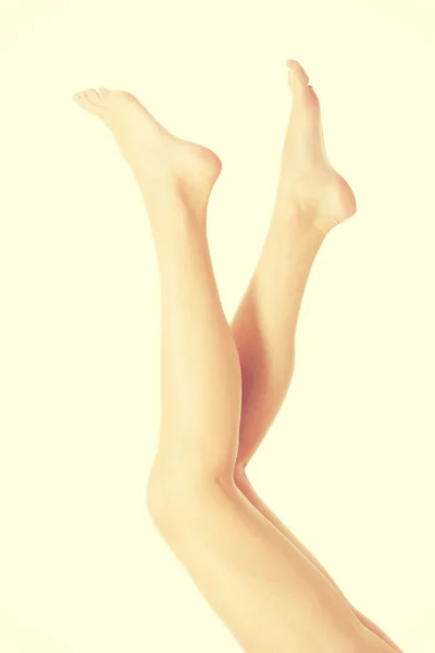 Smooth female legs. — Stock Photo, Image