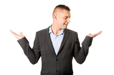 işadamı ile iki eli boş