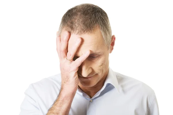 Depressed mature man — Stock Photo, Image