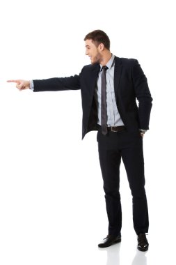 İşadamı parmağını gösterdi..