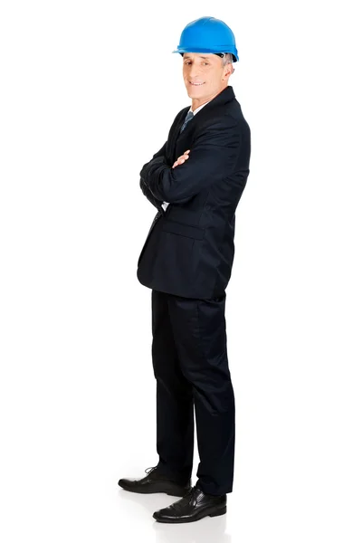 Businessman with folded arms — Stock Photo, Image