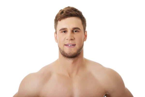 Sexy muscular homem . — Fotografia de Stock