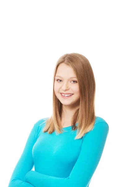 Woman with toothy smile — Stock Photo, Image