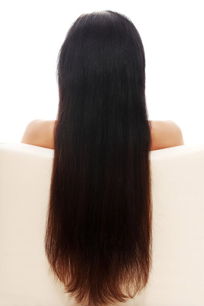 Woman's long hair