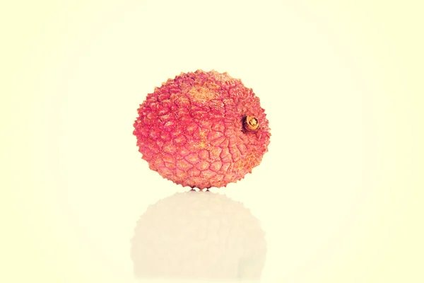 Eine Litschi-Frucht. — Stockfoto