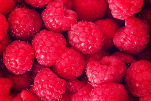 Heap of red raspberries. — Stock Photo, Image