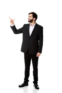 Parmağını işadamı Puan.