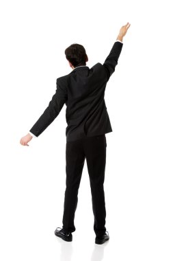 genç işadamı Kopyala yer tutan.