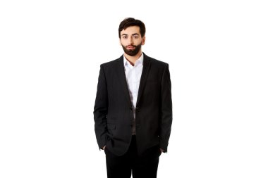 genç yakışıklı işadamı