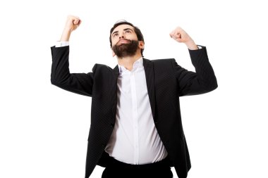 Yumruklarını telafi başarılı iş adamı