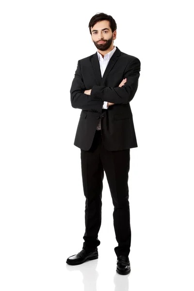 Businessman with folded arms. — Stock Photo, Image