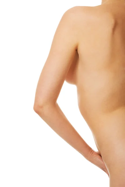 Donna nuda con mano sull'anca — Foto Stock