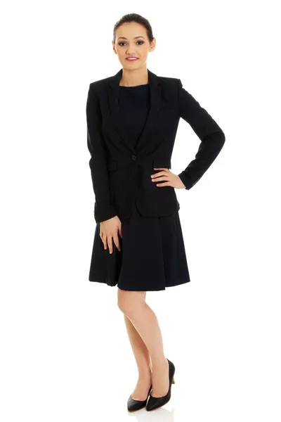 Schöne Geschäftsfrau im formellen Anzug. — Stockfoto