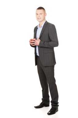 işadamı sıkışık elle