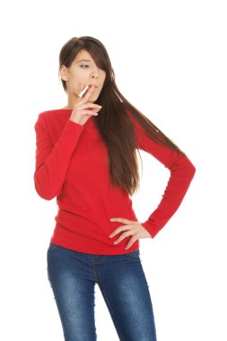 kadın Sigara İçilmeyen.