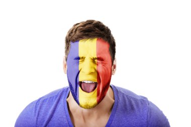 Andorra'nın bayrak yüzüne adamla çığlık.