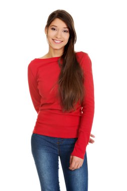 güzel genç öğrenci kadın.