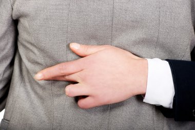 Sahte el parmak çarpı işareti.