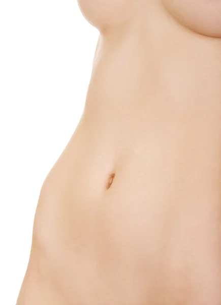 Beautiful woman's belly. — Stock Photo, Image