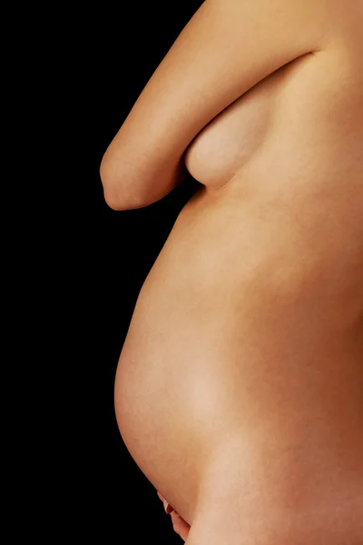 Κοιλιά εγκύου γυναίκας — Φωτογραφία Αρχείου