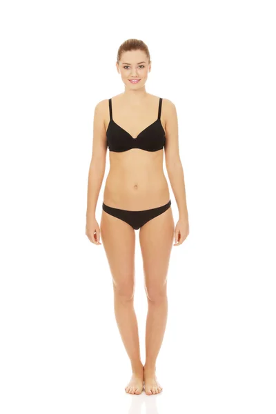 Gelukkige vrouw in bikini. — Stockfoto